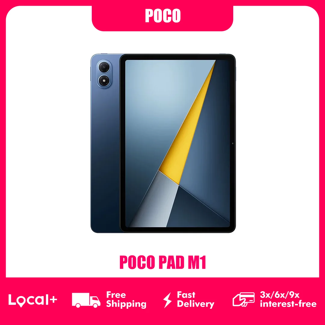 Poco Pad M1 Tablet 12,1" 2,5K 120Hz Snapdragon ®      7S Gen 12000mAh 27W Kabelgebundene Rückwärtsladung