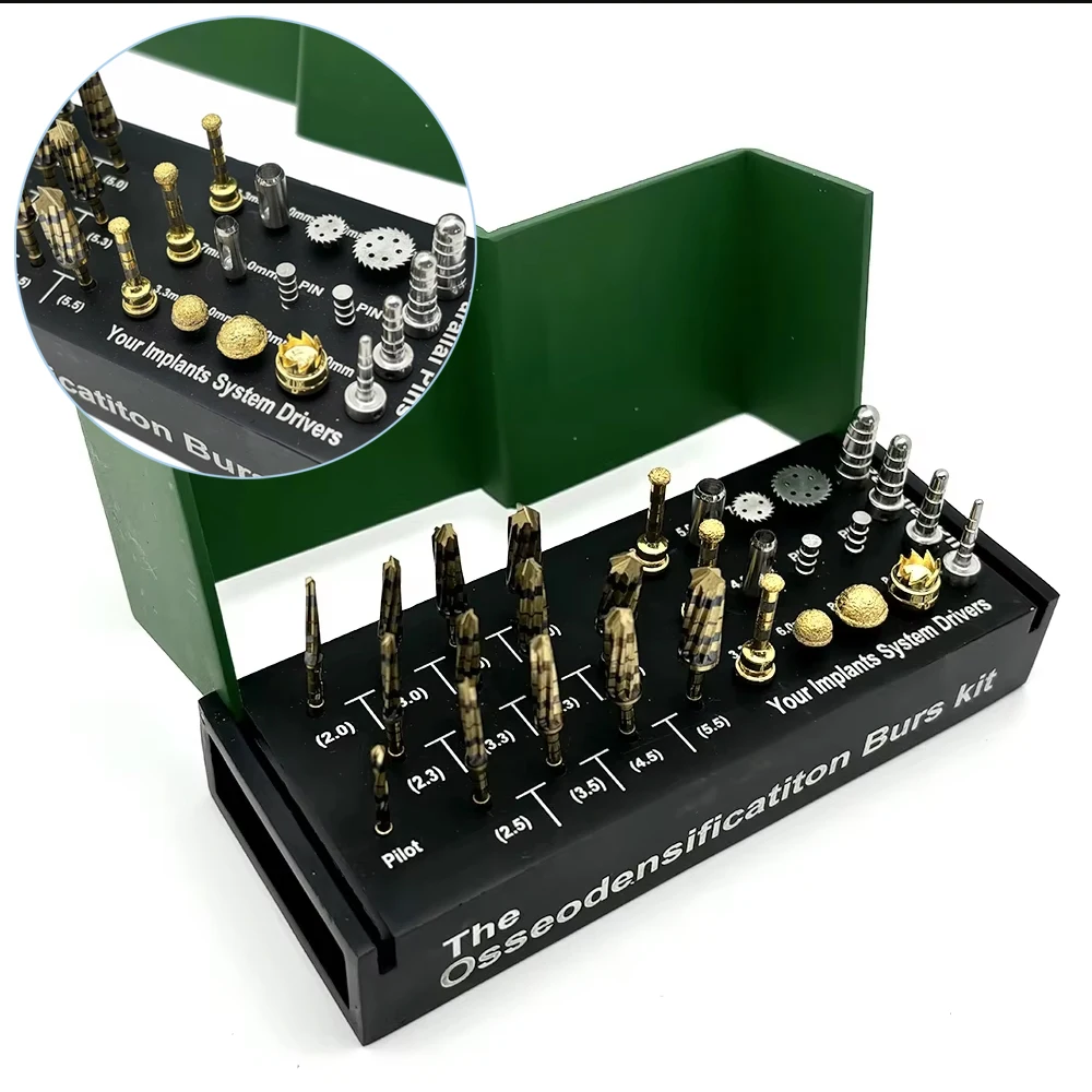 

Набор стоматологических боров Osseodensification, 29 шт., прецизионная система имплантатов алвоотомии, расширение хребта и инструменты для резки костей