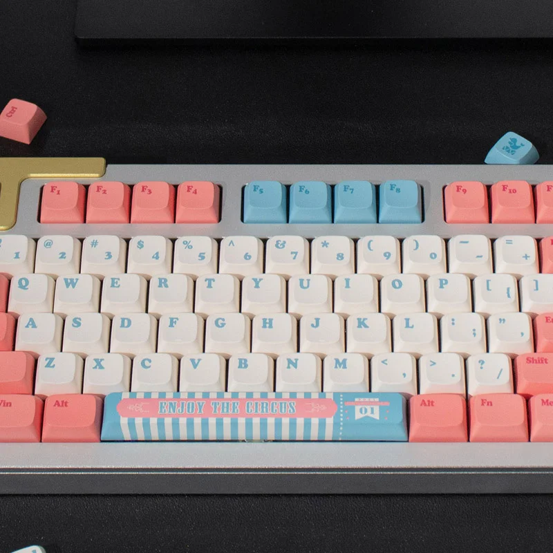 Circus Theme Keycap 139 Keys/Set PBT 5 Sides Dye Subbed Keycap For MX Switch Mechanical Keyboard XDA Profile Keycaps