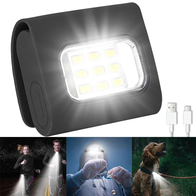 AliExpress LED Safety Lights Running Lights Clip on Collar USB Rechargeable Collar Light Hands Free for Running