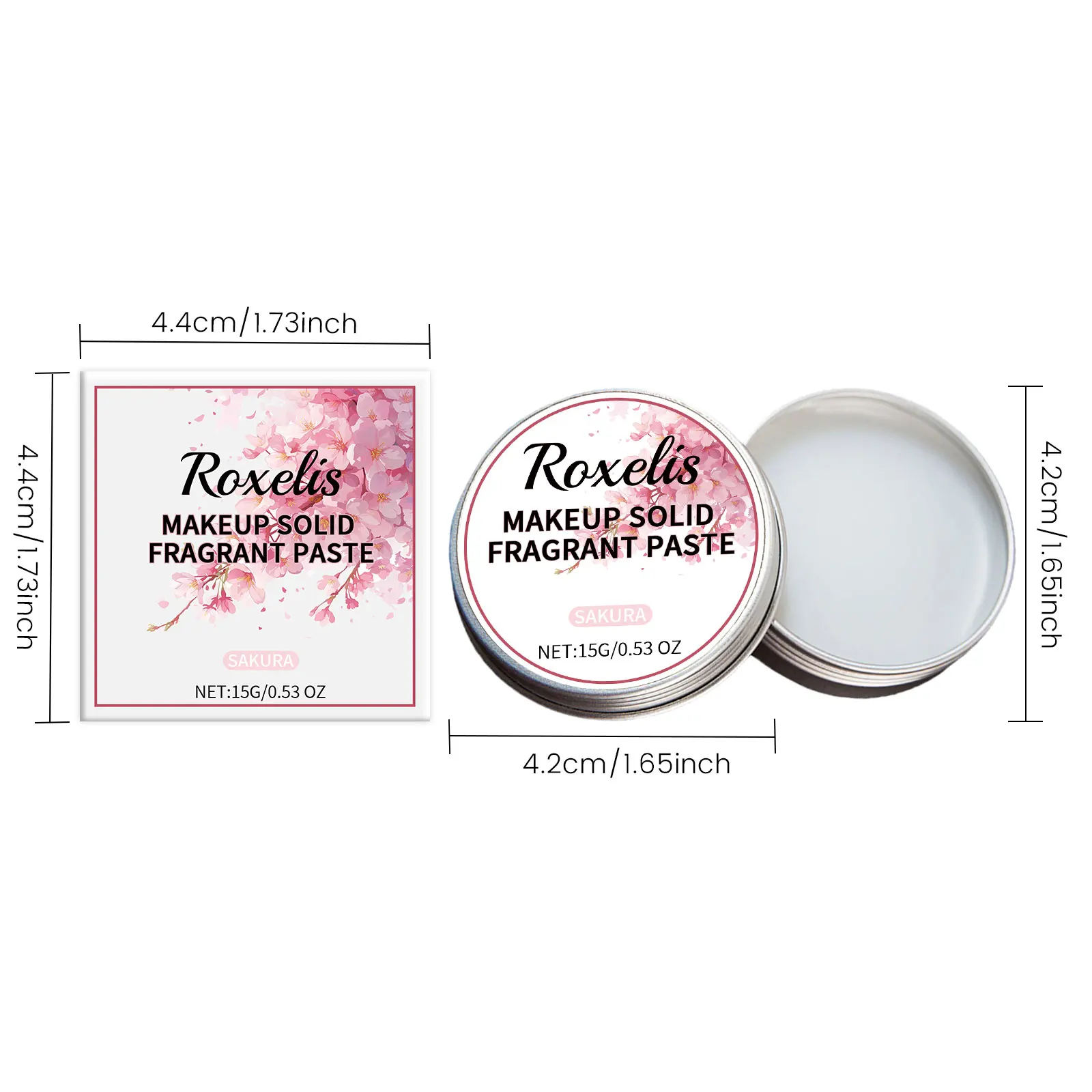 عطر روكسيليس الصلب المزين بالزهور، جيب محمول، عطر أنيق يدوم طويلاً، مزيل عرق الجسم، مكياج نسائي، بلسم صلب #6