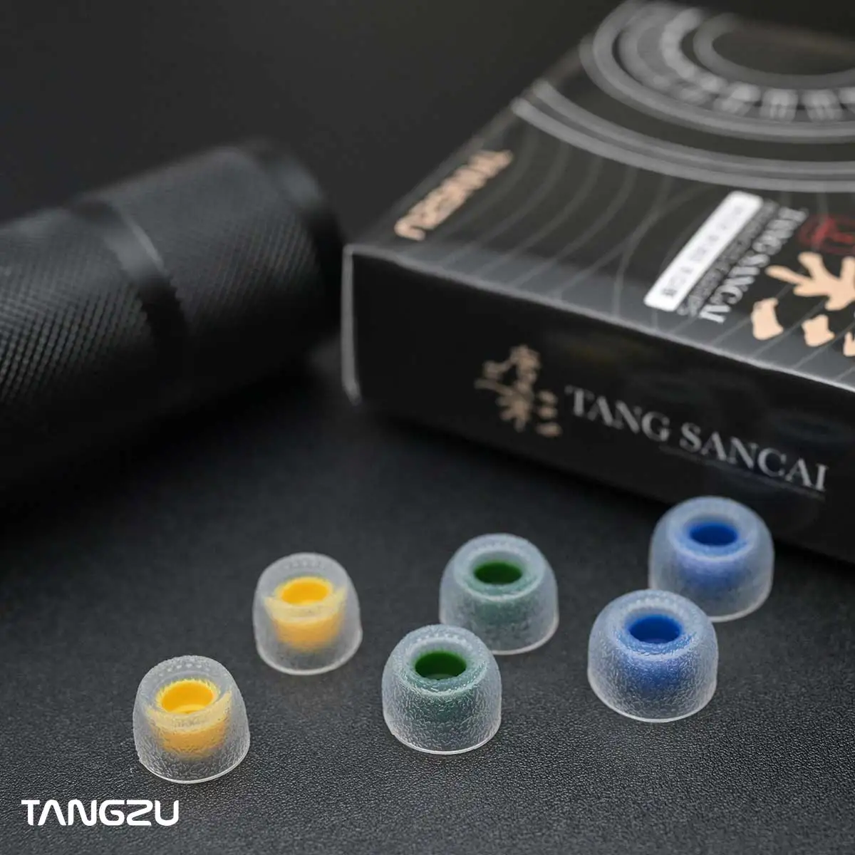 TANGZU Tang Sancai Wide Bore Version Ohrstöpsel für Kopfhörer, drei Größen, Ohrstöpsel aus medizinischem Silikon – Detail 7
