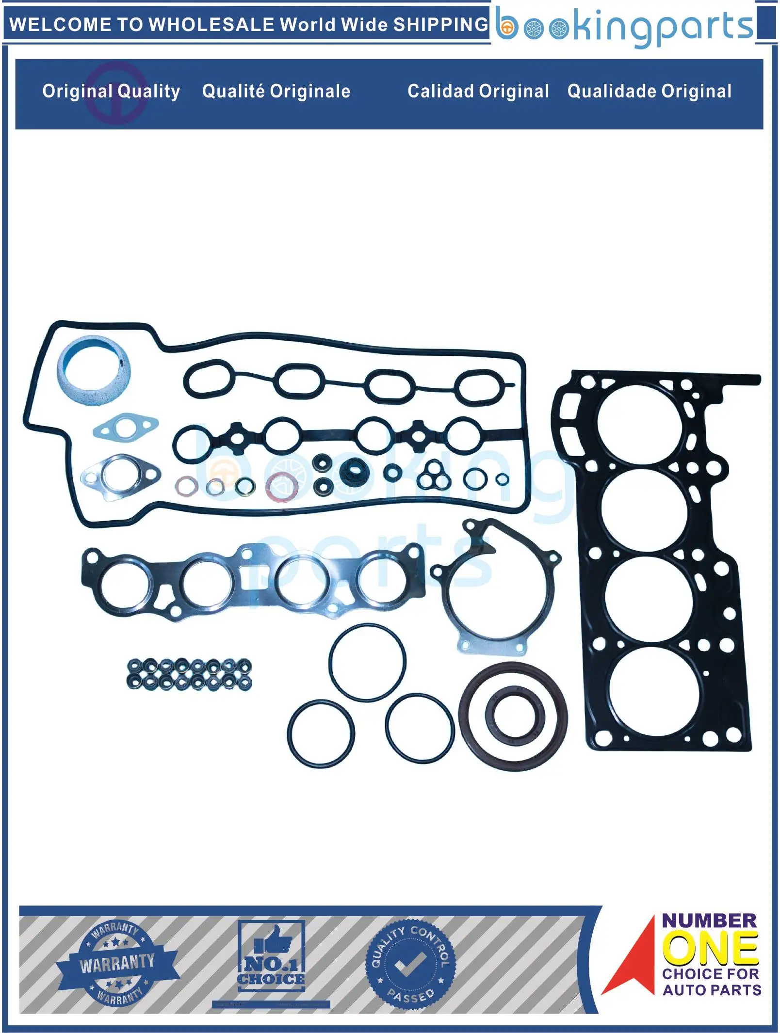 OGK62065,0411123040 OVERHAUL GASKET KIT For TOYOTA YARIS/VITZ/ECHO/PLATZ P1 99-