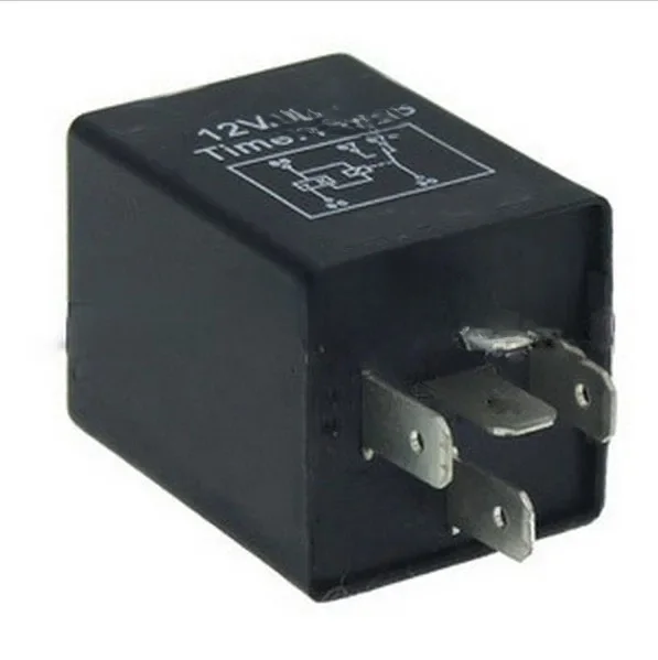 Relais temporisé automobile 30A 12V SPDT 5S 10S, 5 secondes/10 secondes, retard sur le relais, sortie après avoirner l'interrupteur