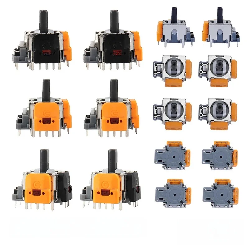 Joystick analogique 3D électromagnétique de remplacement, bâtons de pouce à effet Hall de haute précision, bascule pour PS4/PS5/Xbox One