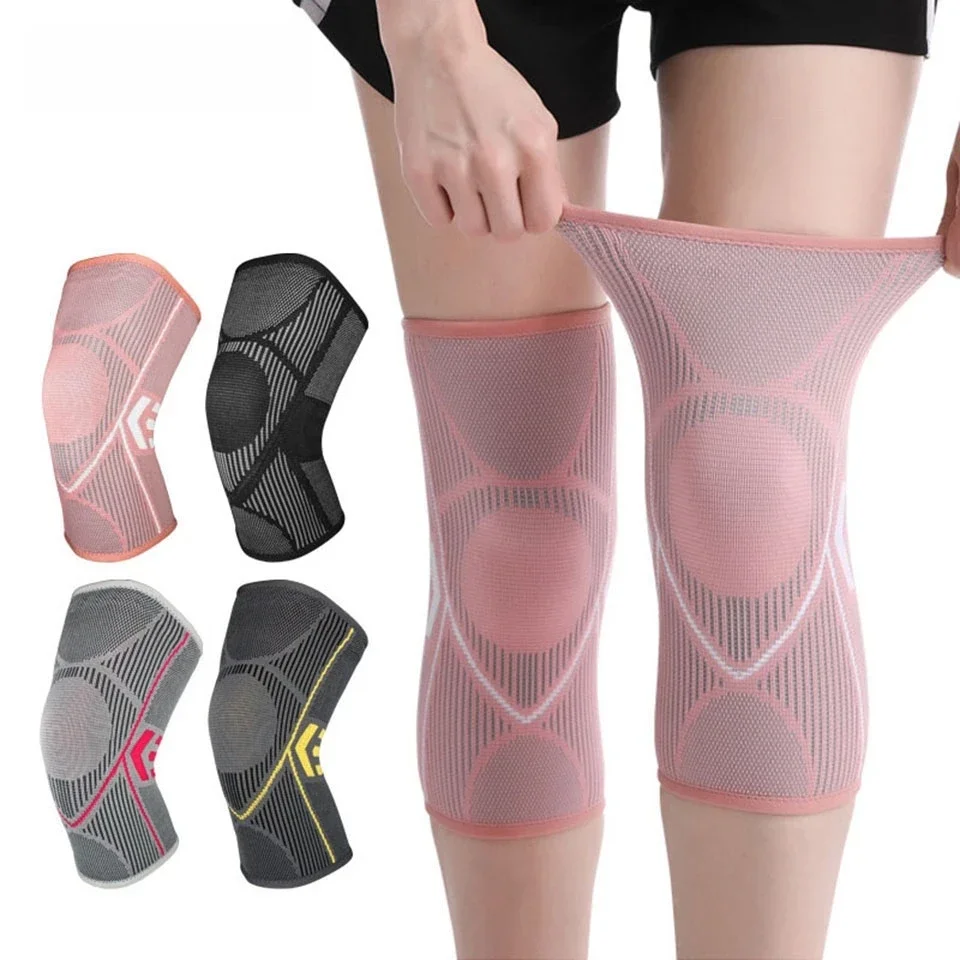 AliExpress Aolikes AOLIKES 1PCS Knee Brace Support for Arthritis Joint Nylon Sports Fitness Compression Sleeves Kneepads Cycling Running Protector