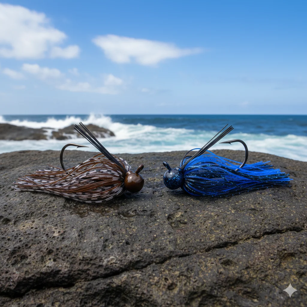 1pc Angeln Lockt 7cm 13g jig kopf Köder Mit Gummi Rock Künstliche Wobbler Buzzbait Jigging Köder spinner Löffel Für Hecht