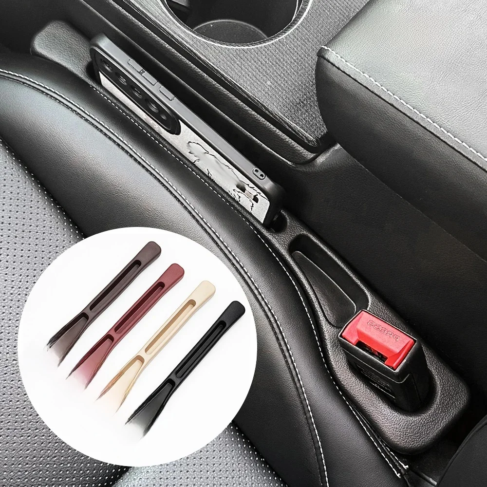 Bande de bouchon d'espace de siège de voiture universelle, 1 paire, couture latérale, remplissage d'espace de voiture, anti-fuite, organisateur de rangement d'espace de siège, décoration intérieure