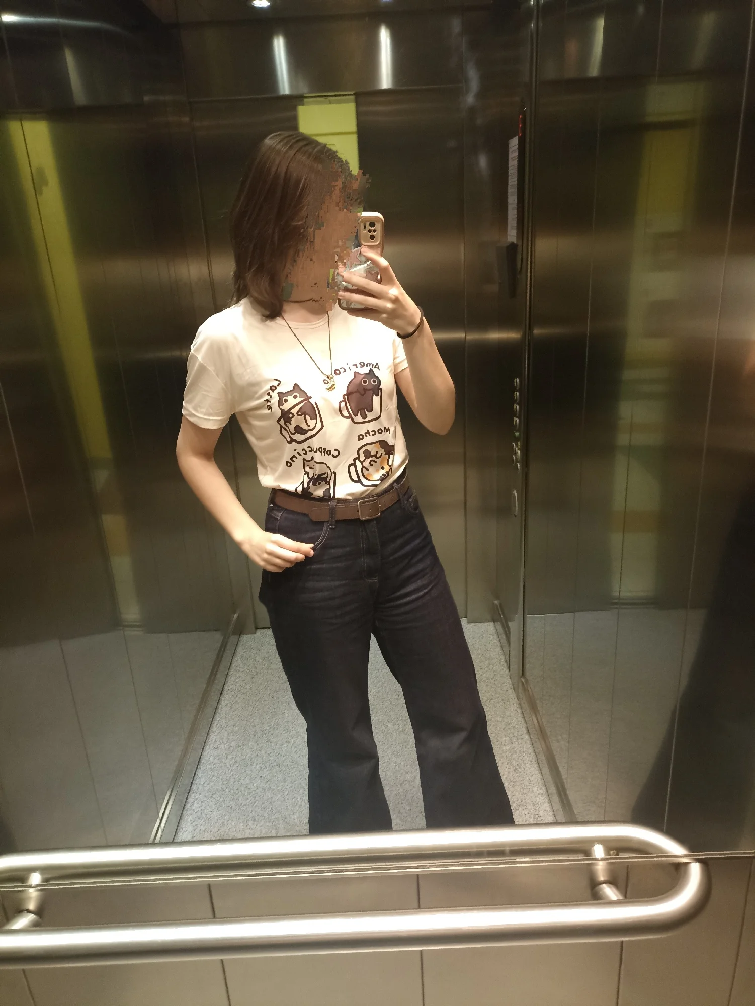 Cartoon Cat t shirt female harajuku women Grunge streetwear Colorful Y2k top tees Trendy Grunge Gothic Graphic Retro University photo review