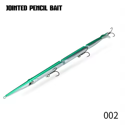 Hunthouse Jointed Pencil Bait 3 Section Fishing Lure 180mm/22g 255mm/30.6g Needle Sinking Swimbait For Bluefish Seabass Tackle - Image 13
