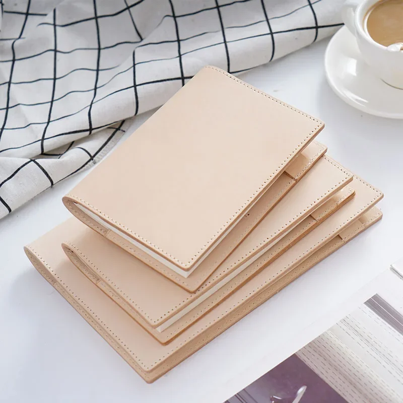 100% prawdziwej skóry pokrywa A5A6B6 Sketchbook Planner z siatki puste wkładka Retro notesy i czasopisma pamiętnik pokrywa piśmienne — zdjęcie produktu 7