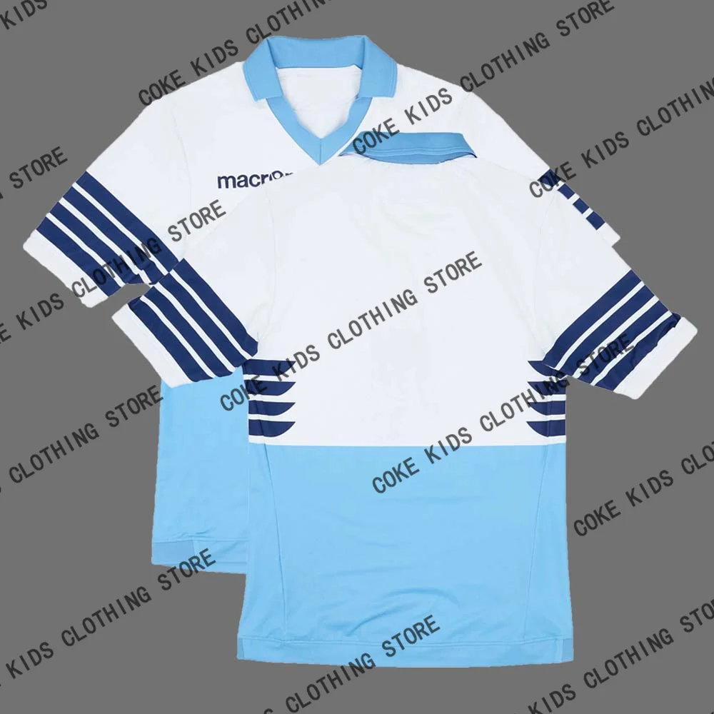 New Arrival 18-19 Lazio Home Retro Football Jersey For Adults Kids Summer Sportswear Soccer Training Children Clothing