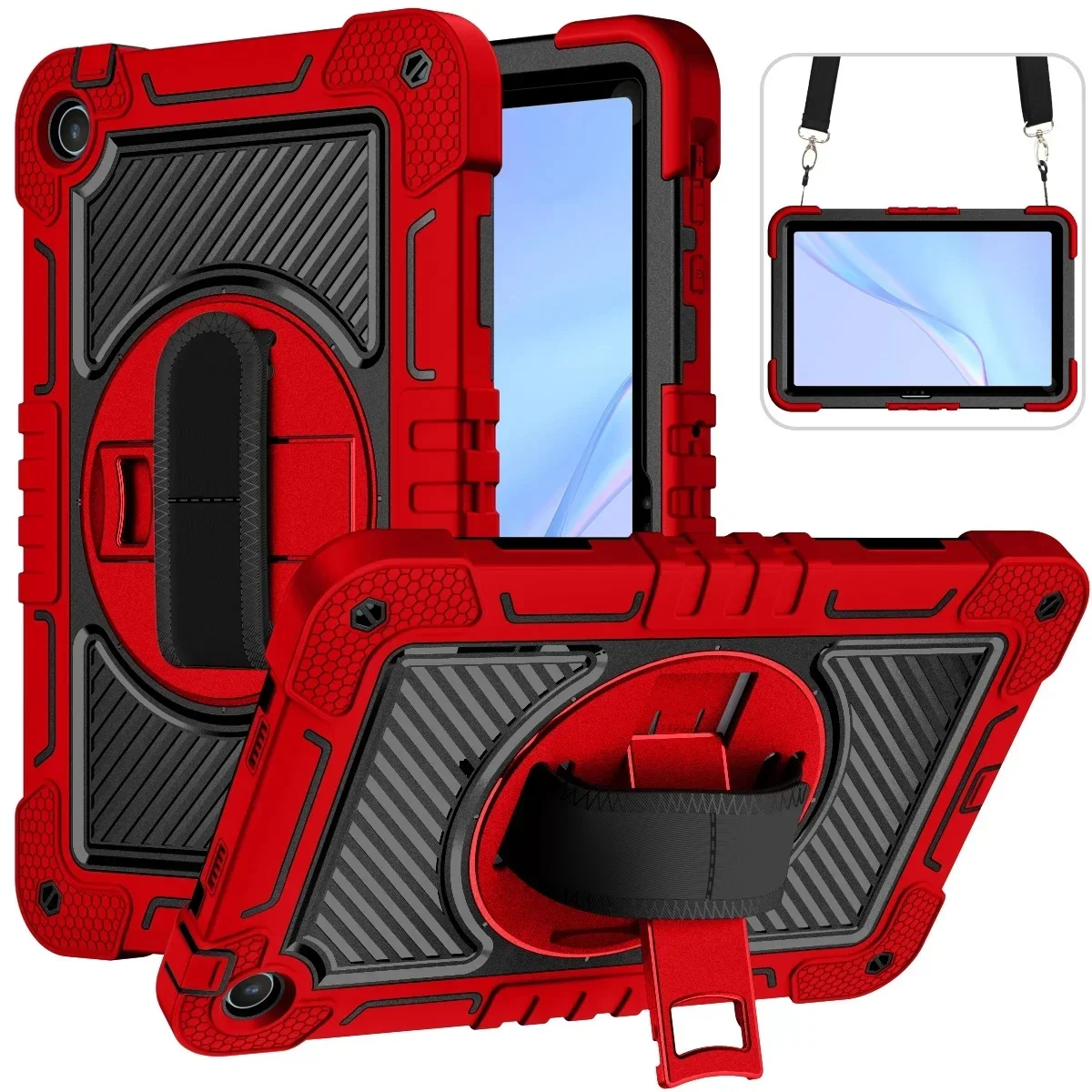 Etui na tablet Xiaomi Redmi Pad SE 11" 10.6 2022 Pokrowiec na tablet z paskiem na ramię do Xiaomi Pad 6 Pro Wstrząsoodporna podpórka dla dzieci — zdjęcie produktu 7
