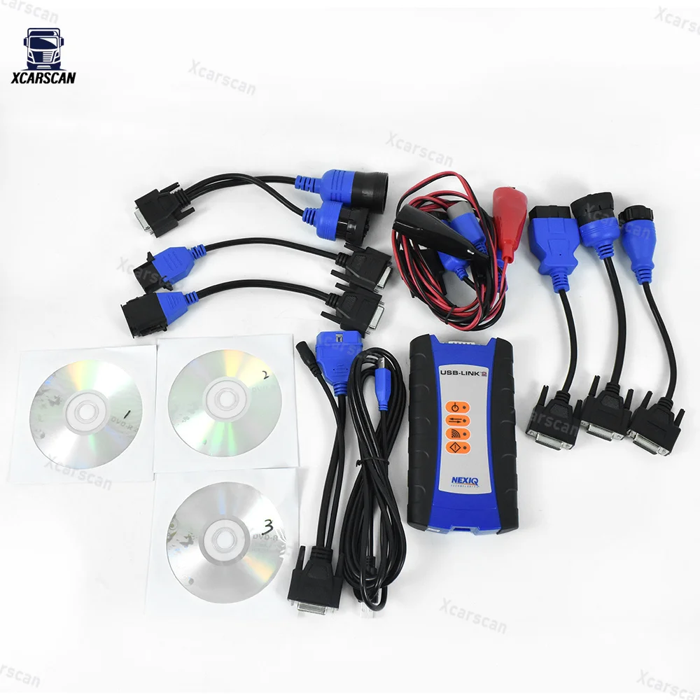 جهاز لوحي Getac F110 مع وصلة بيانات USB nexiq 2 125032 أداة تشخيص الشاحنة العالمية لتشخيص الشاحنة الثقيلة