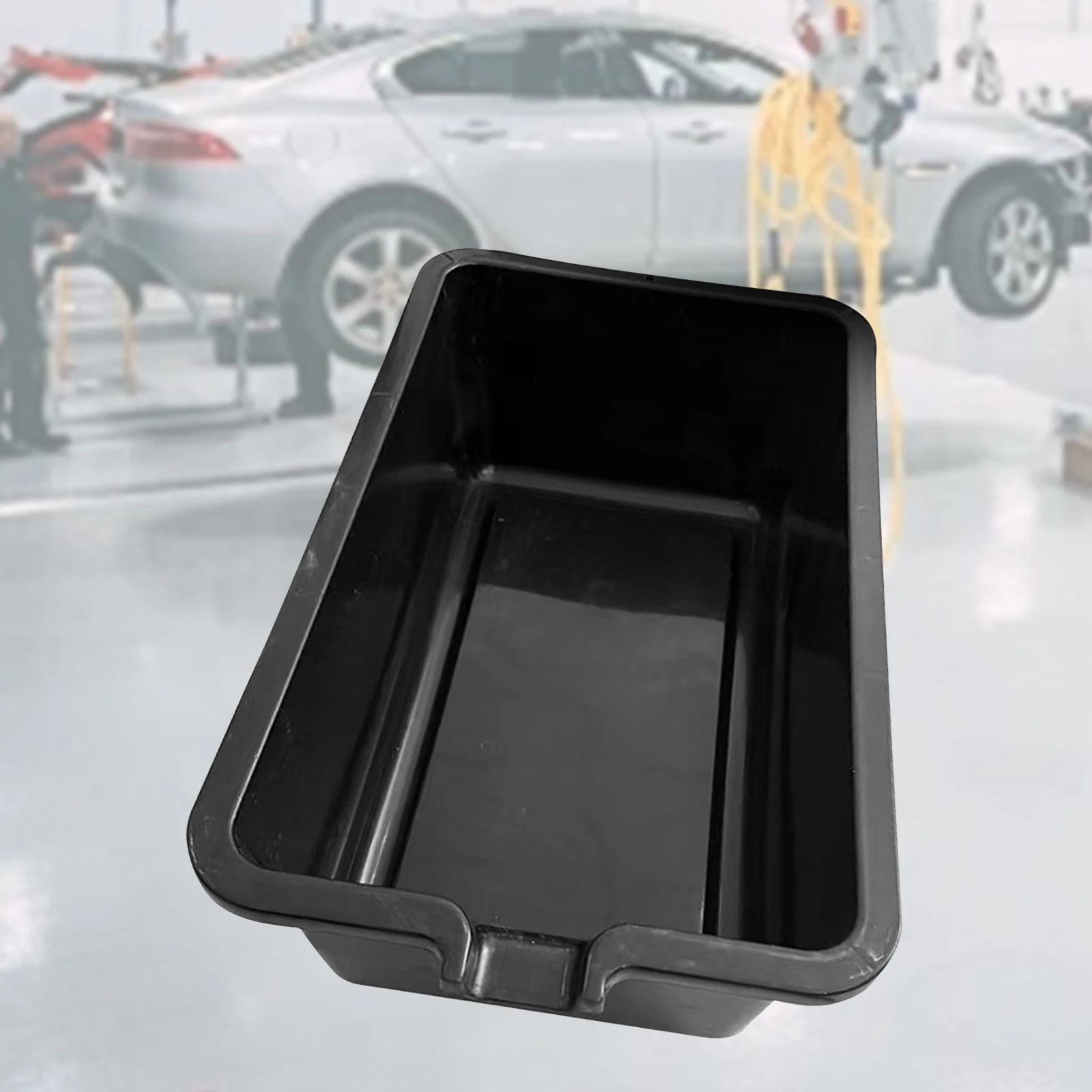 Car Oil Drain Pan 6L Waste Oil Collection Tray Oil Changes Pan Garage Truck Repairing for Truck Motorcycle Cleaning Storage Pan image 3