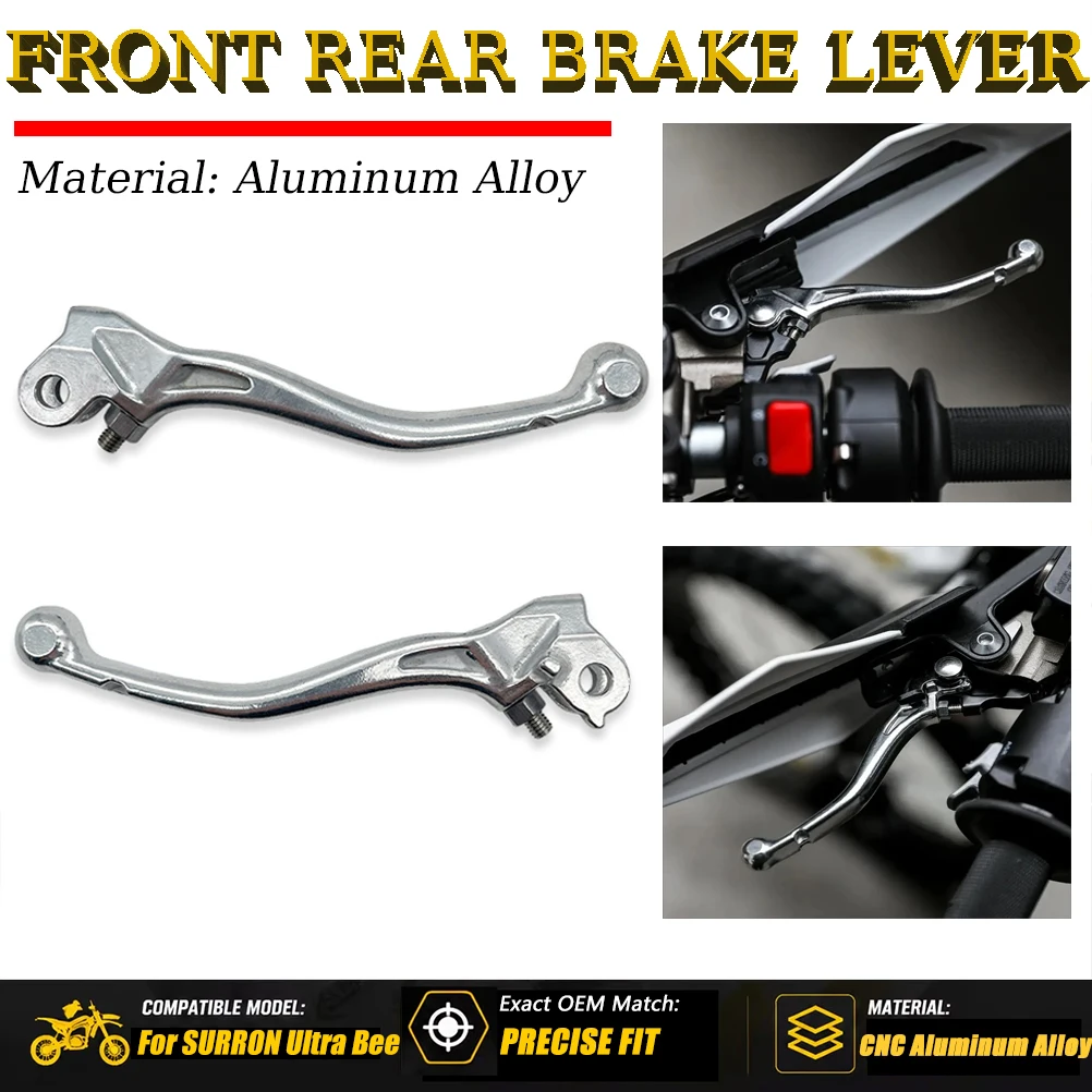 Motorcycle Front Rear Brake Lever For Surron Ultra Bee Electric Dirt Bike Original Parts Brake Master Cylinder Control Handles