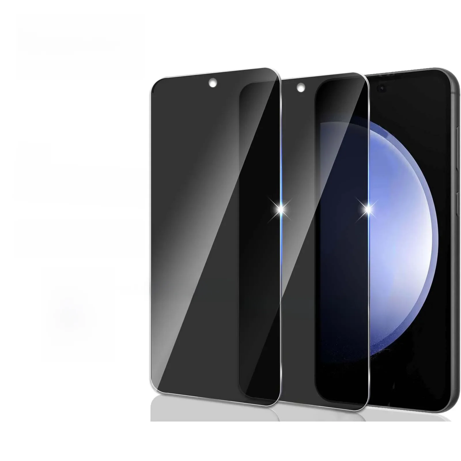 Anti-Spionage-Displayschutz für Galaxy S23 FE Samsung, gehärtetes Glas, Privacy Peep Scratch 9H,