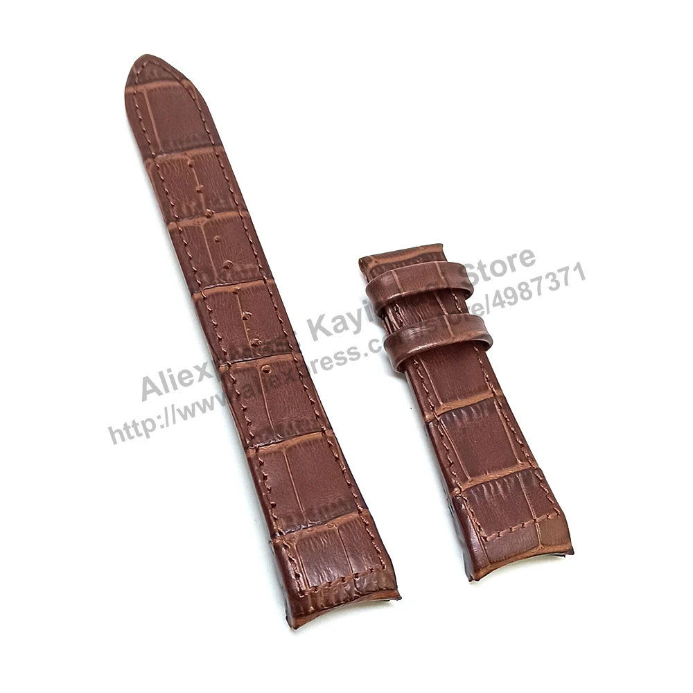 

Seiko Premier 7D48-0AL0 - SNP082P1 , 7T86-0AA0 - SPC054P1 fits with 21mm Brown G Leather Curved end Replacement Watch Band Strap