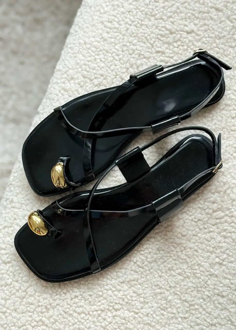 FEDONAS Fashion New Women Genuine Leather Sandals Flats Heels Metal Decoration Party Shoes Woman Comfort Casual Shoes Sandals
