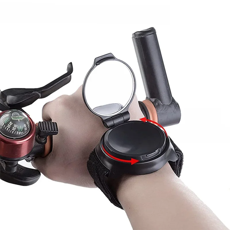 AliExpress Bicycle Rearview Mirror Wristband Rear View Mirror Arm Back Mirror Wrist Strap Bicycle Motorbike Rear Reflector Riding Equipment
