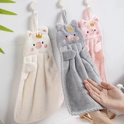 1pc Microfiber Cute Hand Towels, Lazy Rag Towel, Household Cute Absorbent Kitchen Towel Bathroom Accessories