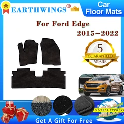 Car Floor Mats For Ford Edge 2015~2022 2016 2017 Five Seats Rugs Panel Footpads Anti-slip Carpet Cover Pad Foot Pads Accessories