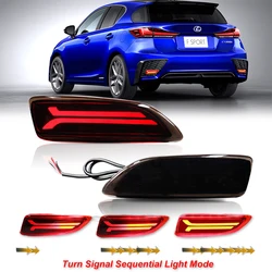Car LED Rear Bumper Reflector Light For Toyota Corolla 2011 2012 2013 For Lexus CT200h Tail Stop Signal Brake Fog Lamp