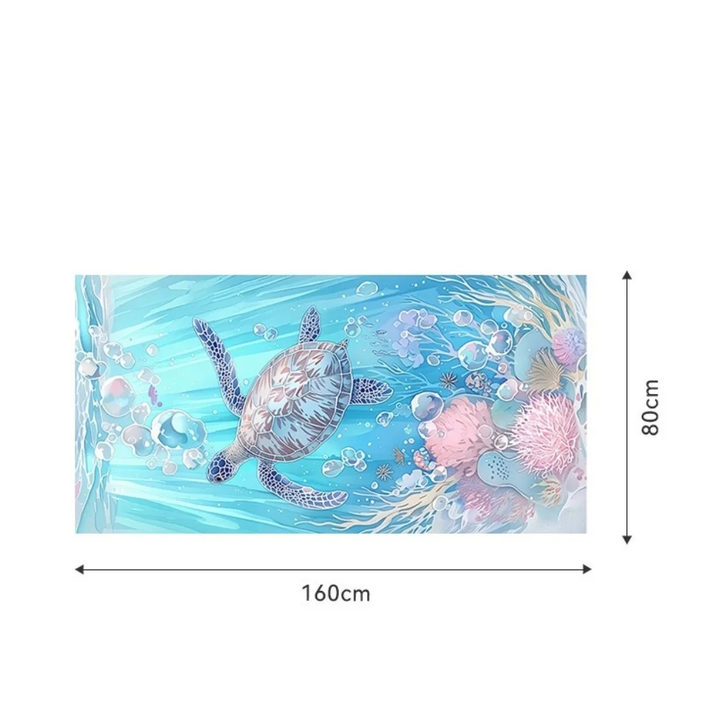 Serviette de plage légère, à séchage rapide, ultra-absorbante et douce, format sac à dos pliable (80 x 160 cm)_voghion.com