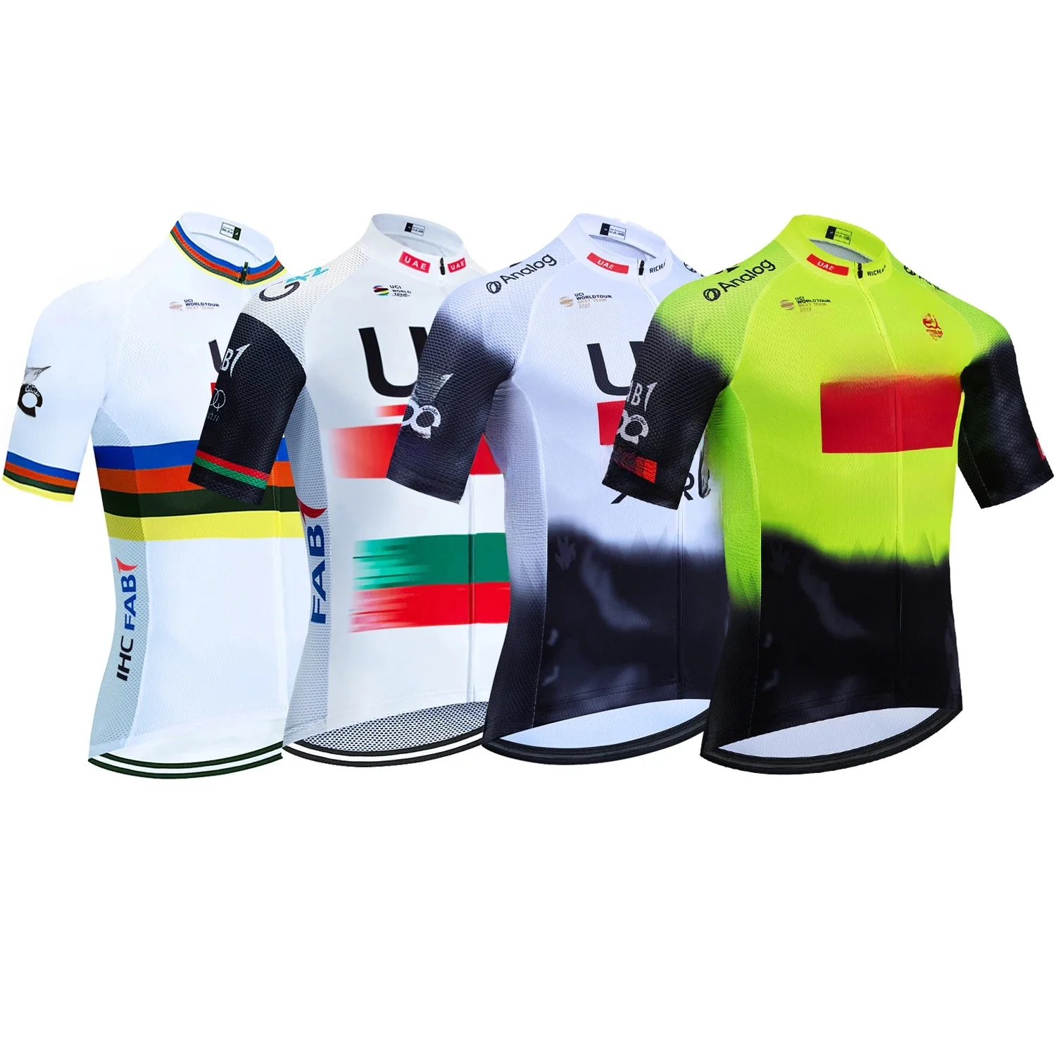 AliExpress EFAPEL New White Cycling Jersey TEAM UAE Bike Vest Maillot Men Women Quick Dry Ropa Ciclismo Bicycle Jersey T-shirt