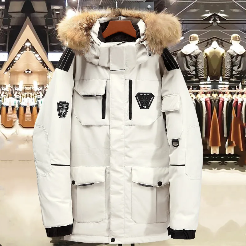 Lee Xiao Nam Winter Gus-down padded jumper duck down jacket