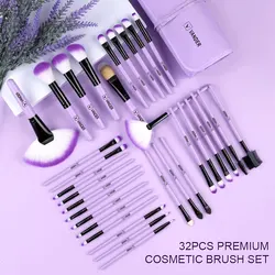 13/32PCS Makeup Brushes Set Soft Fluffy Cosmetict Makeup For Face Make Up Tools Beauty Professional Foundation Blush Eyeshadow