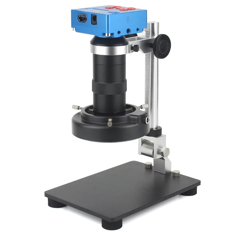 Kamera mikroskopowa cyfrowa 48MP 4K 1080P HDMI USB z obiektywem C-Mount z 130-krotnym zoomem do telefonu, do naprawy PCB i lutowania. — zdjęcie 2