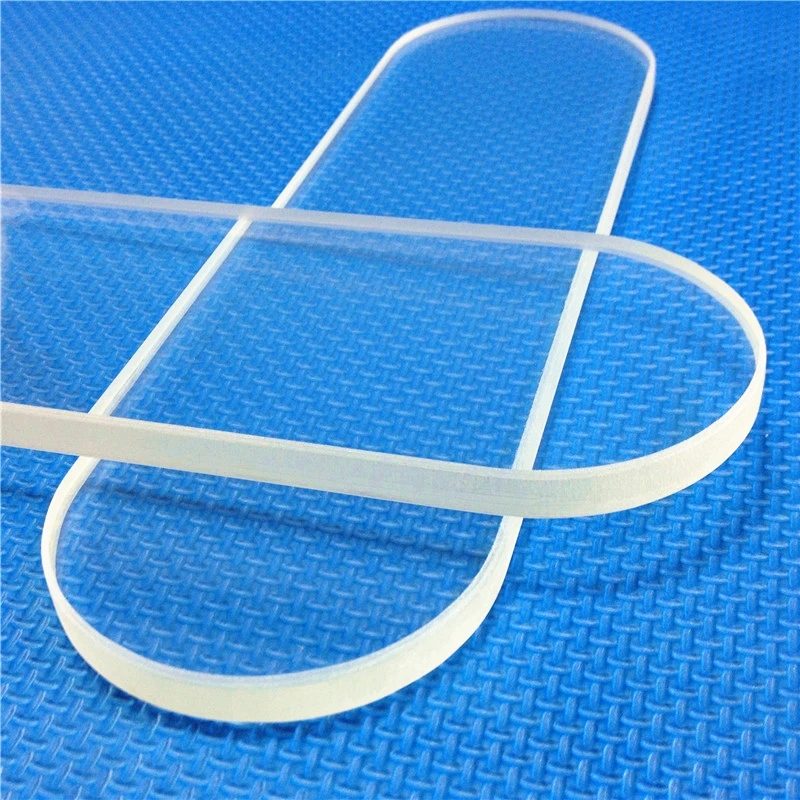 Corrosion Resistant Fused Silica high transmittance UV Quartz Glass Plate 3mm 5mm