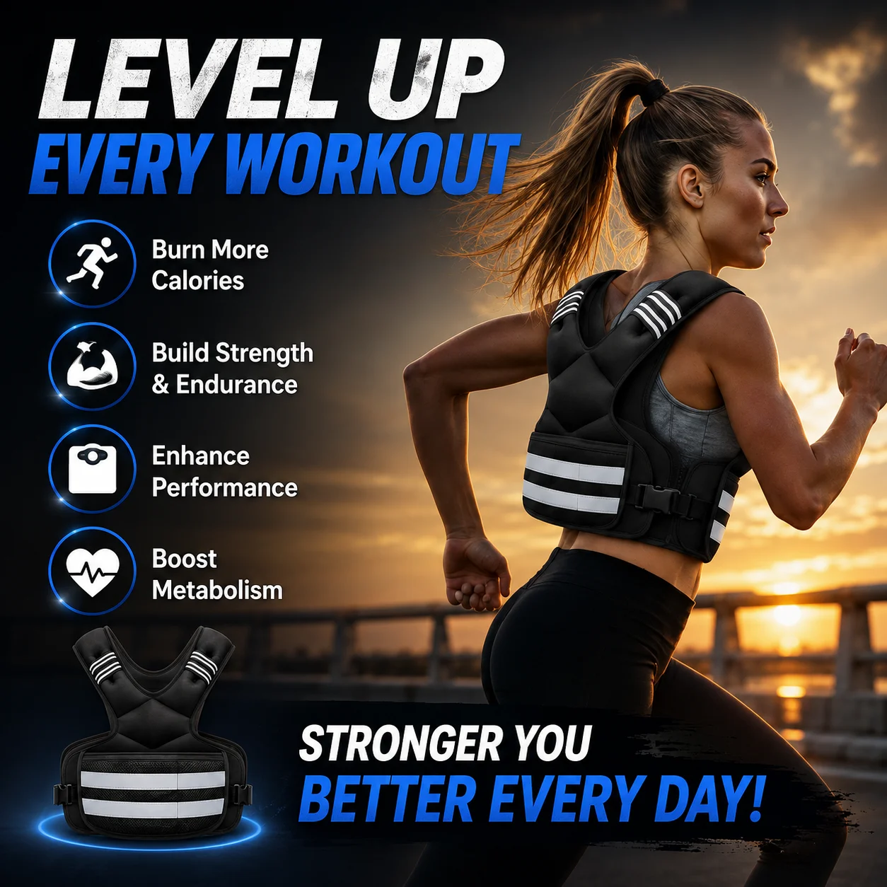 Reflective Detachable Weight T - Crossfit Weight Vest review and price