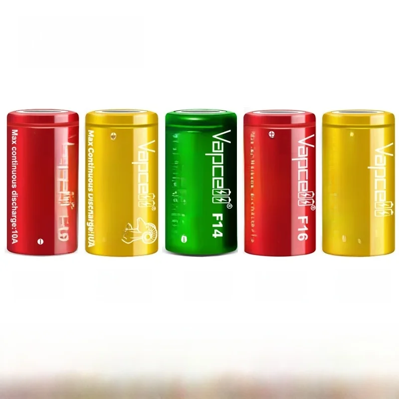 Batterie d'origine Vapcell INR 18350 A11 M11 F14 F16 H16 Max 1600mAh Batteries au Lithium rechargeables à haut débit pour jouets de lampe de poche