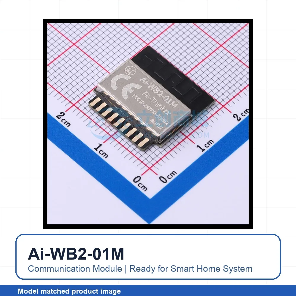 8pcs Ai-WB2-01M DIP-18 BL602chip 802.11b/g/n BLE5.0 I2C UART SPI WiFi Wireless Module for Smart Home System