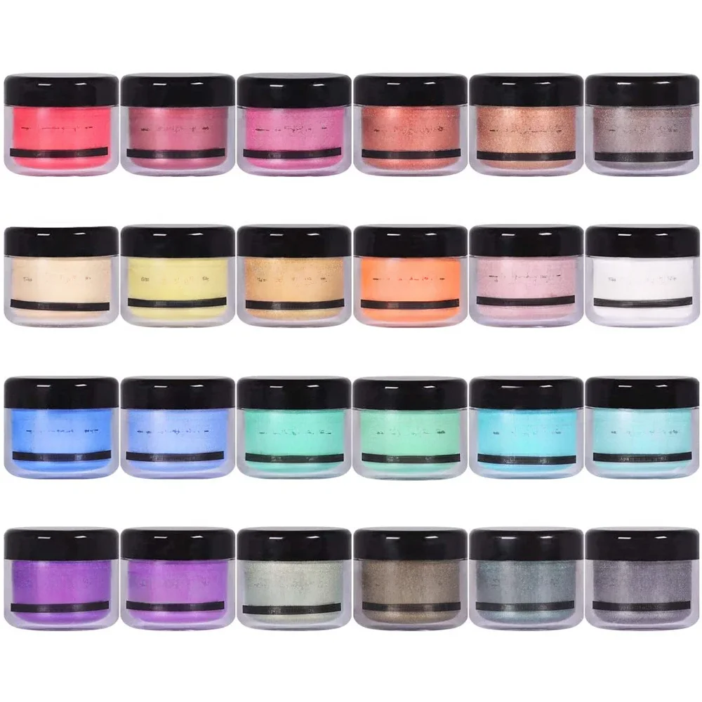 Poudre de pigment de embaupour nail art, poudre de mica pour les élections exécutives de Regina, colorant en résine xy, ci-après les, fard à barrage, 10g