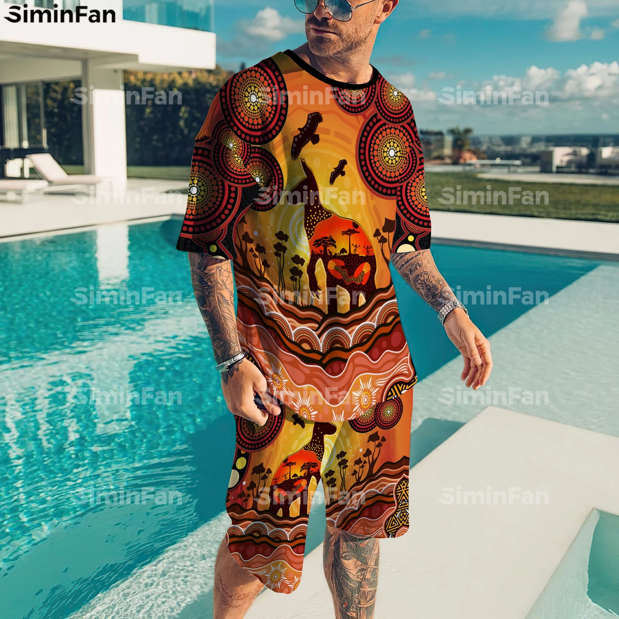 

Мужские футболки и шорты с 3D принтом черепахи и ящерицы, летний спортивный костюм из двух предметов, мужская повседневная футболка, Женский Топ