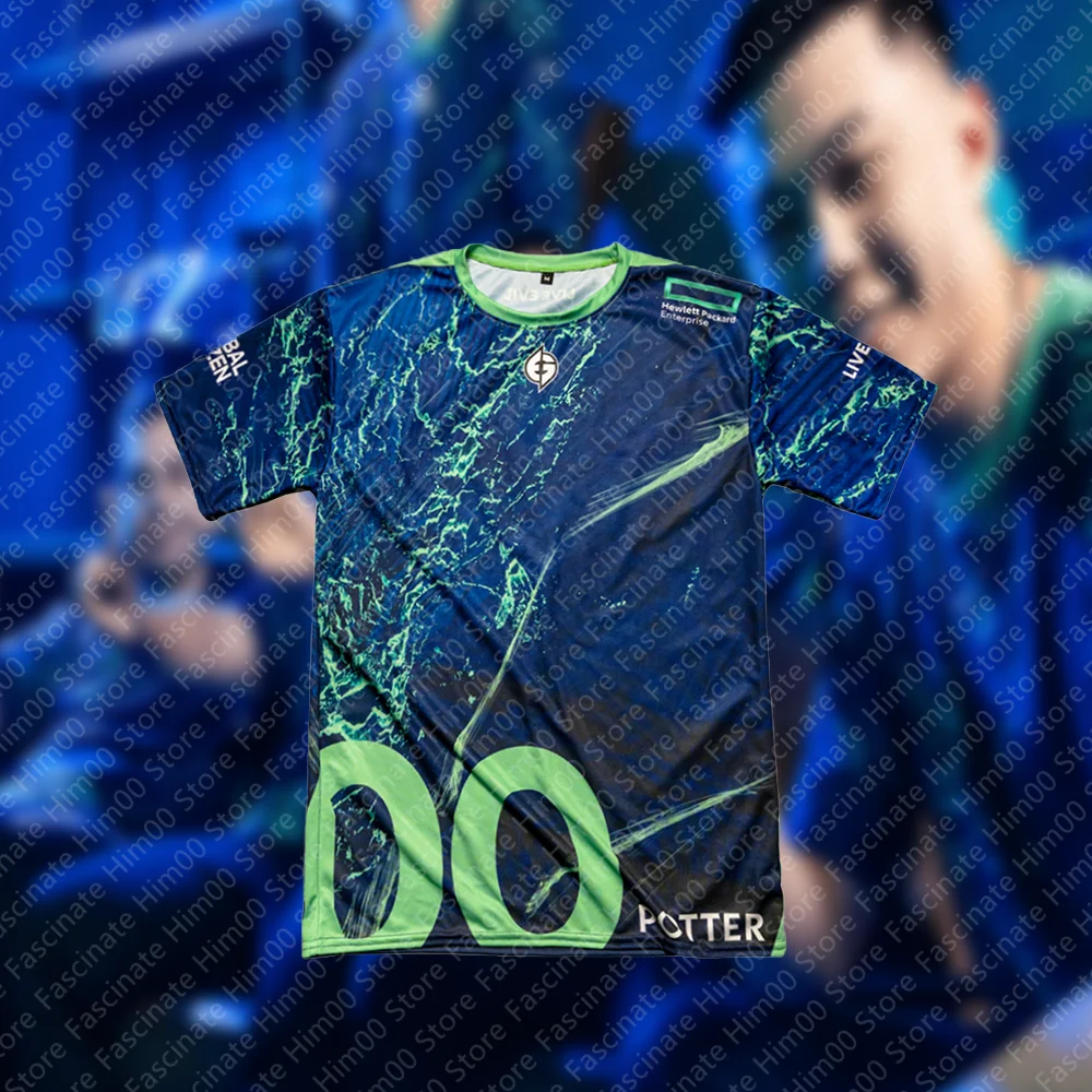 VALORANT EVIL GENIUSES 2024 latest professional training uniform T-shirt summer game boy/men\'s jersey T-shirt