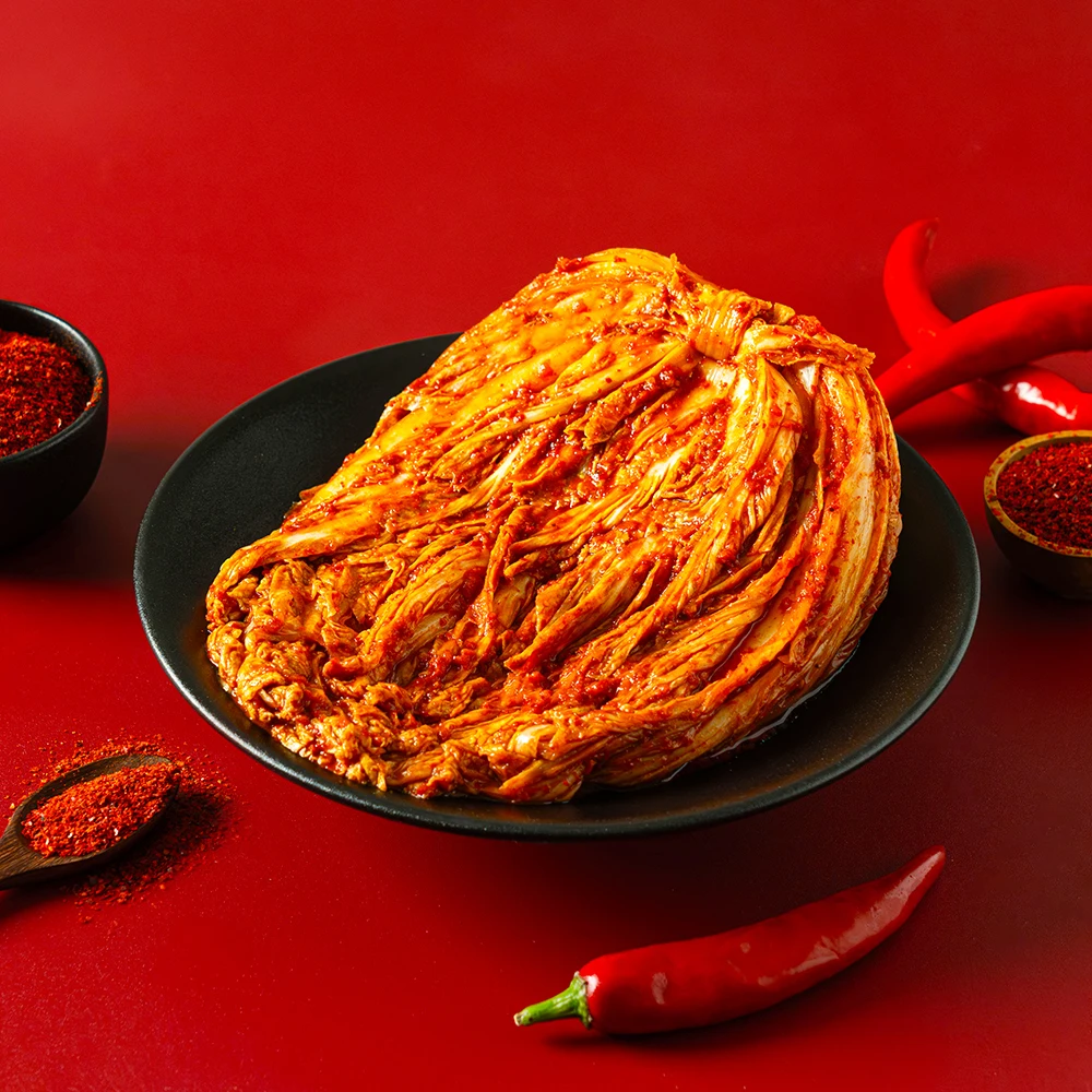 Delicious spicy and spicy silvery kimchi spicy fire kimchi 1kg 2kg