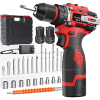 80N.M Brushless Electric Drill Cordless Impact Drill Metal Ratchet Chuck Electric Hand Drill Household Electric Screwdriver