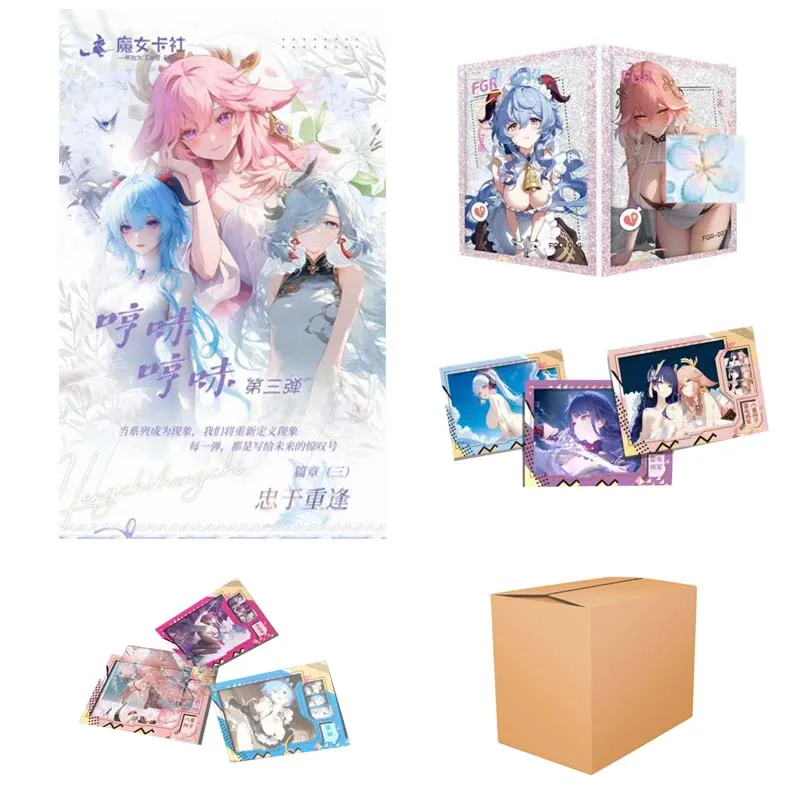 

Witch Card Club Оптовая продажа Goddess Story Collection Card Booster Box Wave3 Сексуальный стиль Waifu Аниме Девушки Коллекционные карты