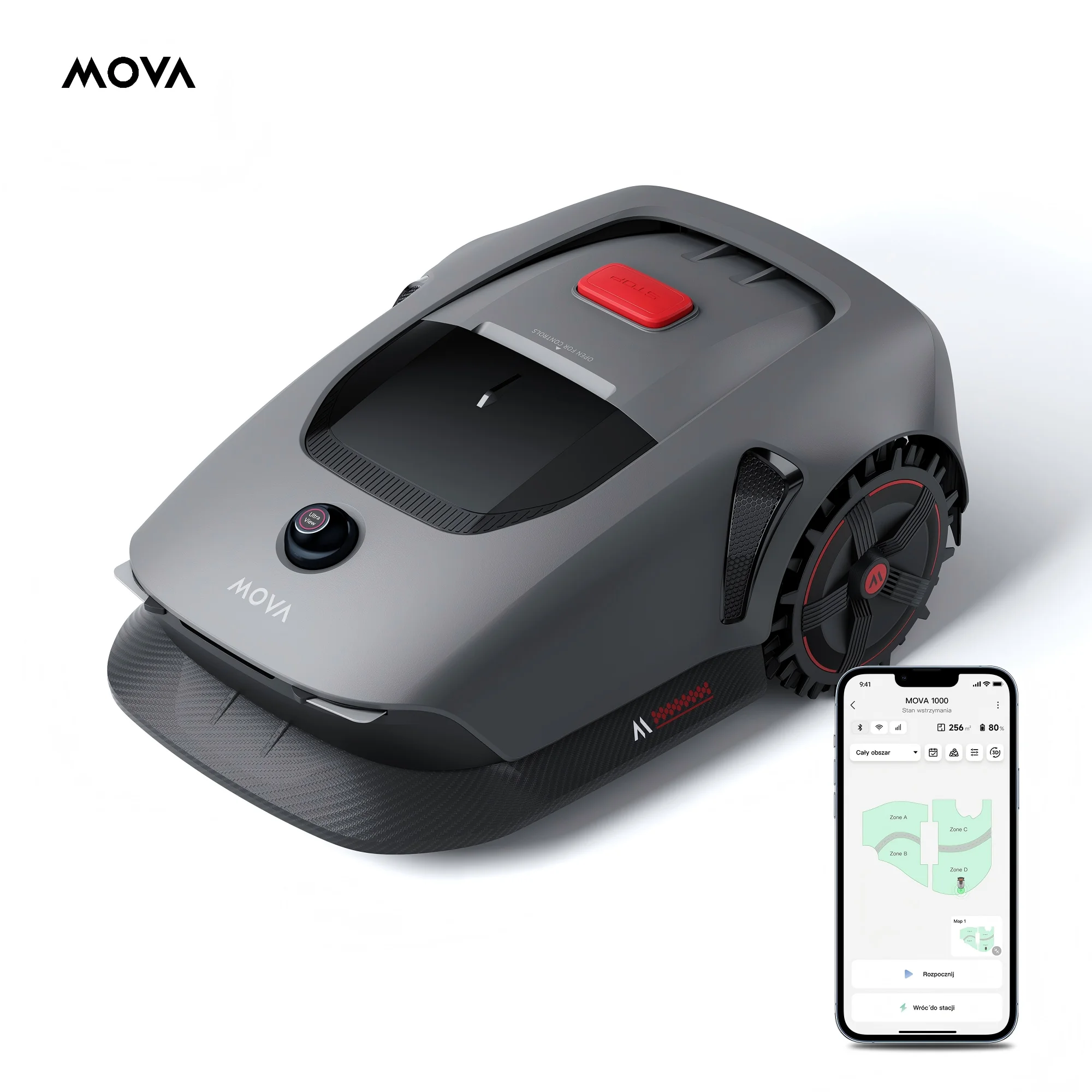 Robot koszący MOVA 1000 z Polski za $745.40 / ~2849zł