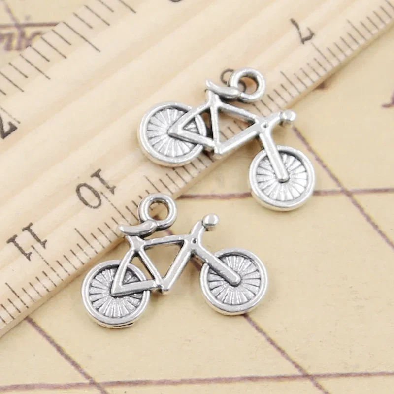 AliExpress YOUNGISMONEY 20pcs Charms Bicycle Bike 15x20mm Tibetan Silver Color Pendants Antique Jewelry Making DIY Handmade