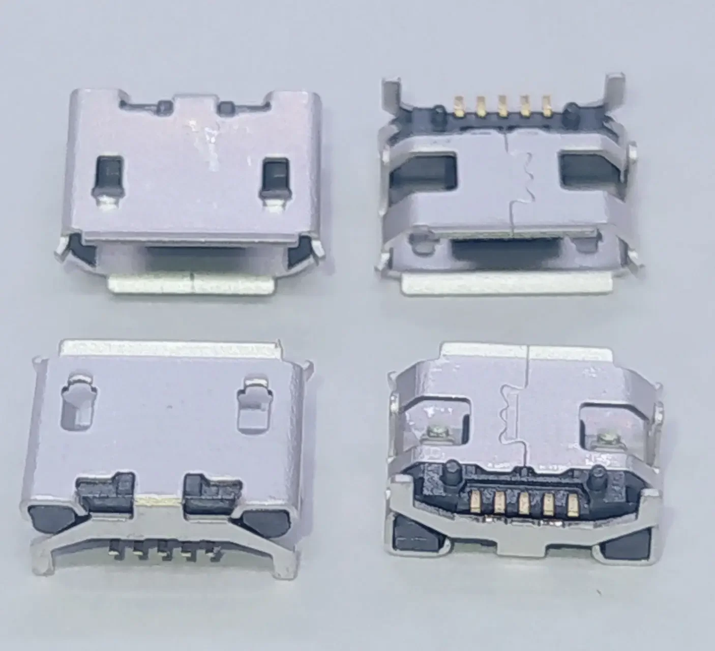 10-100szt Micro USB Mini 5pin 7.2mm jack Ox horn Cztery nogi gniazdo płytka krótka igła Gniazdo żeńskie Do JBL Flip2 Flip 2 Alcatel — zdjęcie 2