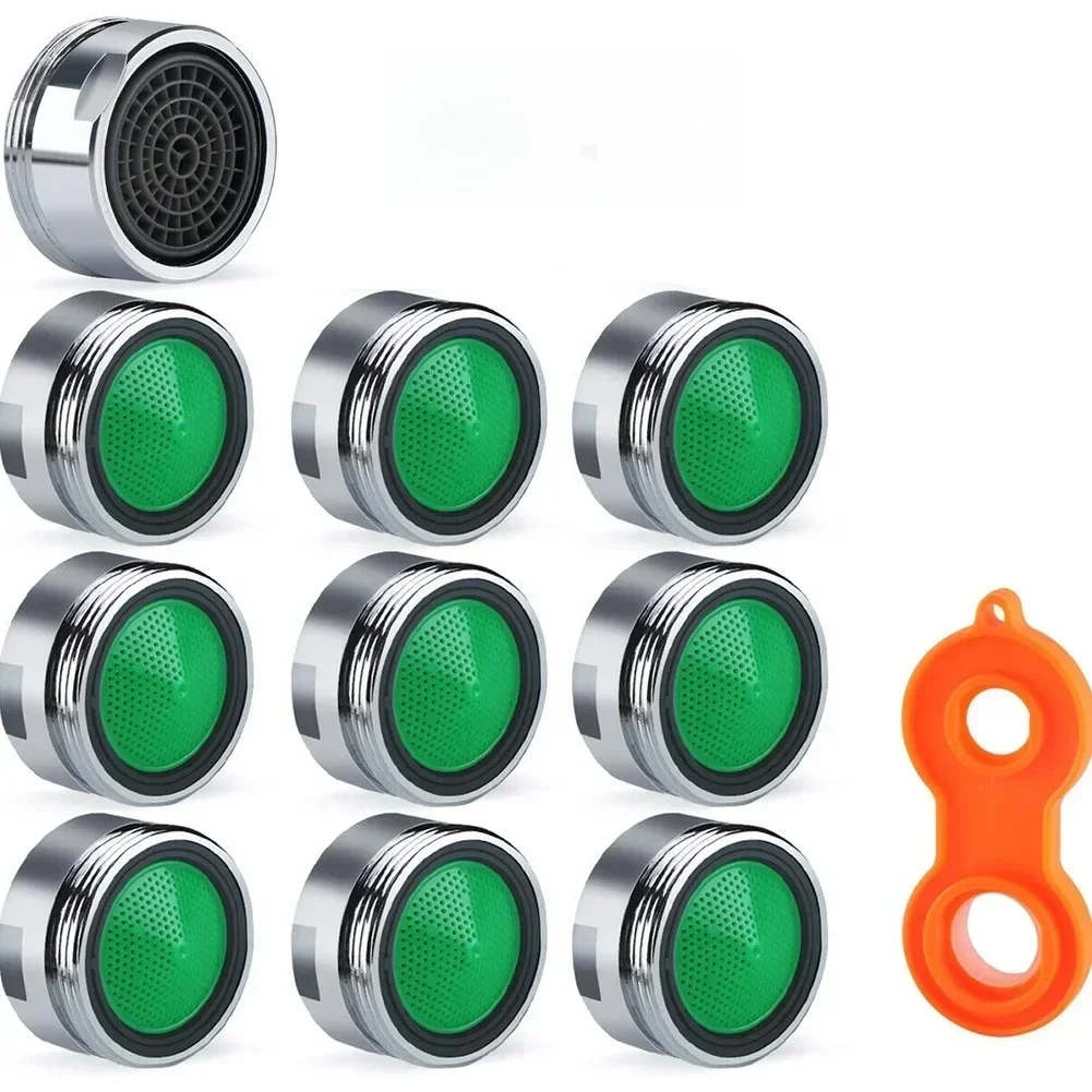 20/10 sztuk kranów oszczędzających wodę Aerator wymienny filtr dysza mieszana M24 24mm gwint łazienka kran Bubbler akcesoria — zdjęcie 2
