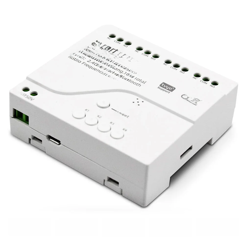 Tuya Smart Wifi Schalter Modul 12V 32V 220V RF 433 Radio Fernbedienung 1/2/4 kanäle Relais für Alexa Google Home Smart Leben