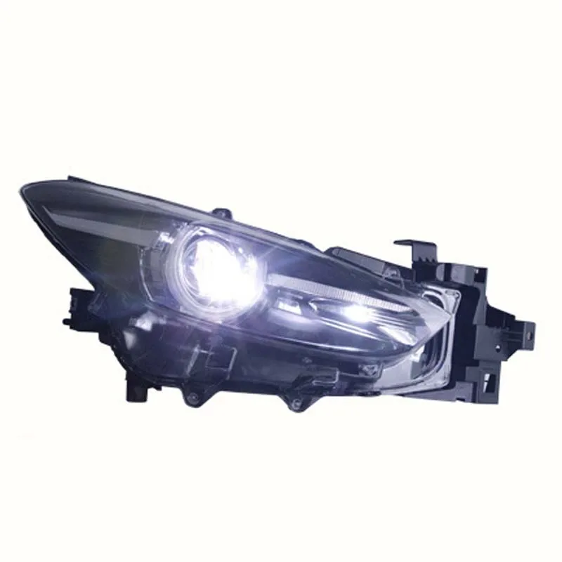 Car Led Headlight Assembly For Mazda 3 Axela 2014-2019 Streamer Turn Signal Dynamic Indication Xenon Daytime Running Light