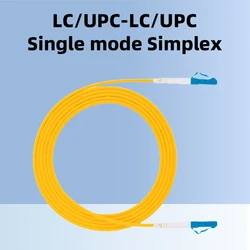 Juego de cables de fibra óptica, cable de conexión de fibra óptica simple, LC/UPC-LC/UPC, G657A, LSZH 9/125, 2,0 MM, 3,0 MM, 10 unids/set