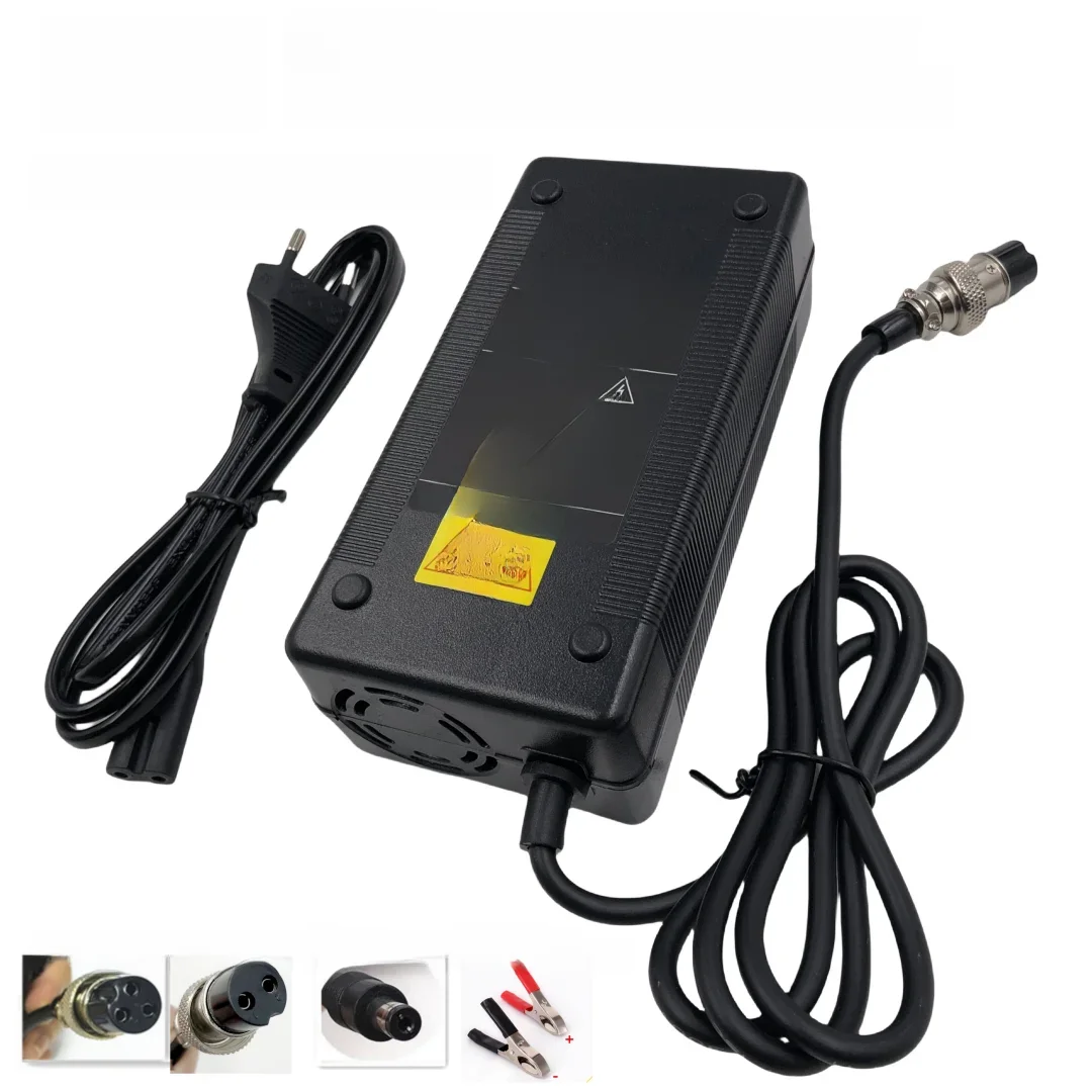 Ładowarka 14,6 V 10 A do akumulatora 12 V LiFePO₄ Zasilacz zewnętrzny Lampa wędkarska Lampa ksenonowa Akumulator Szybkie ładowanie z zaciskiem krokodylkowym — zdjęcie produktu 7